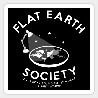 Flat earth society (explained) Magnet